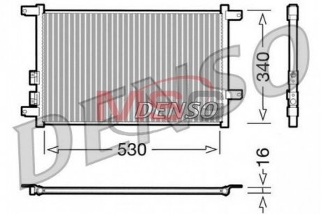 Радиатор кондиционера DCN01011