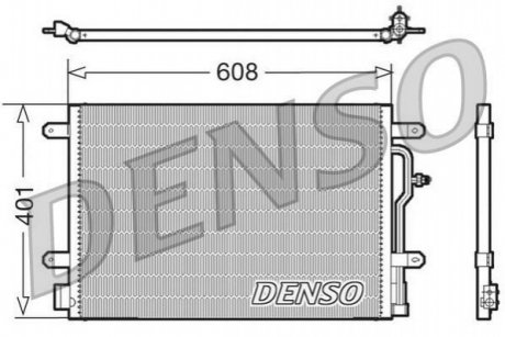 Радіатор кондиціонера DCN02011