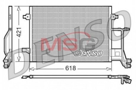 Радіатор кондиціонера DENSO DCN02013 (фото 1)