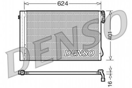 Радіатор кондиціонера DCN05011