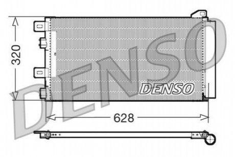 Радіатор кондиціонера DCN05101