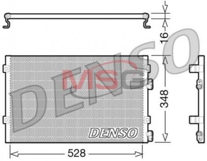 Радиатор кондиционера DENSO DCN06004 (фото 1)