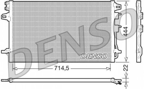 Радиатор кондиционера DENSO DCN06005 (фото 1)