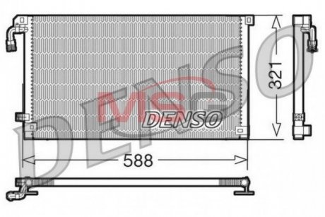 Радиатор кондиционера DENSO DCN07004 (фото 1)