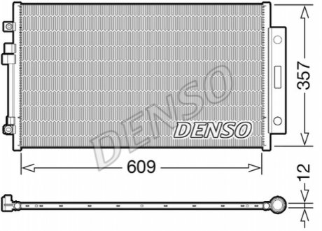 Радіатор кондиціонера DCN09004