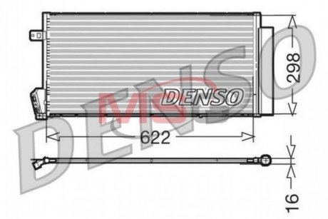 Радиатор кондиционера DCN09018