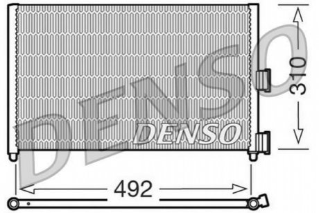 Радіатор кондиціонера DCN09071