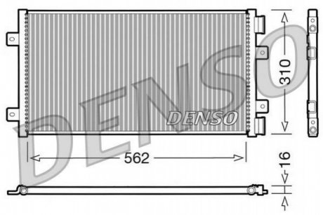 Радиатор кондиционера DCN09101