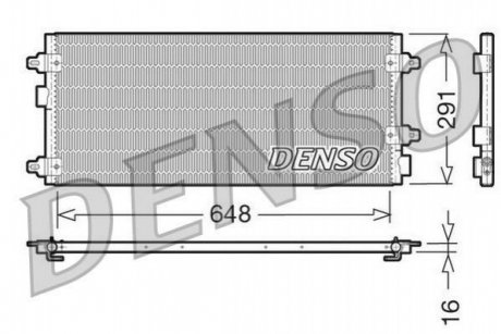 Радиатор кондиционера DCN13003