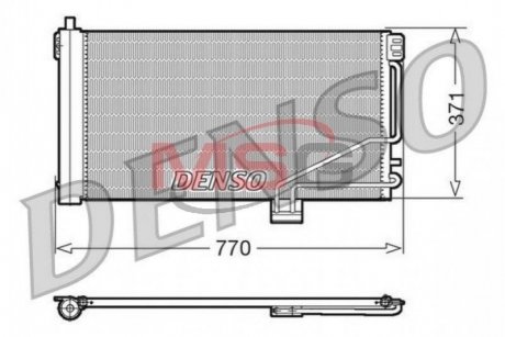 Радиатор кондиционера DCN17014