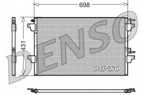 Радиатор кондиционера DENSO DCN23022 (фото 1)