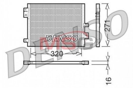 Радиатор кондиционера DCN28002