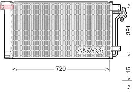 Радиатор кондиционера DCN32020