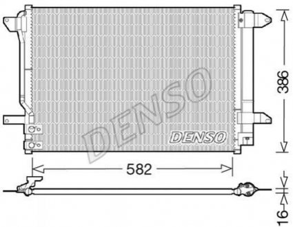 Радиатор кондиционера DENSO DCN32027 (фото 1)