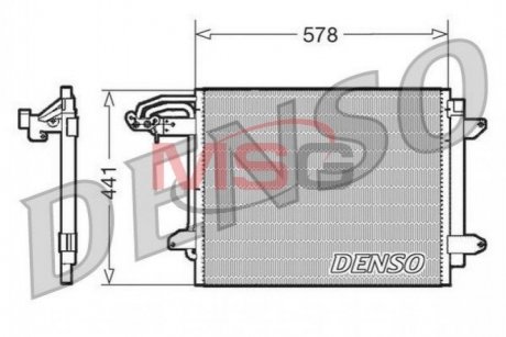 Радиатор кондиционера DENSO DCN32030 (фото 1)