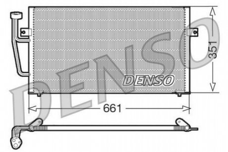 Радиатор кондиционера DENSO DCN33008 (фото 1)