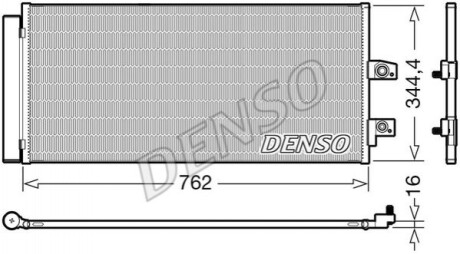 Радиатор кондиционера DCN33016