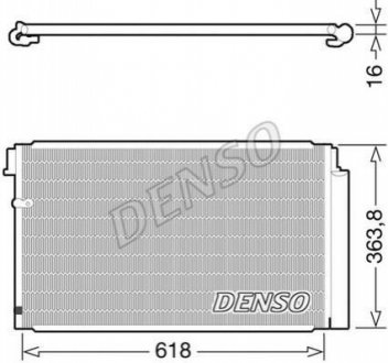 Радиатор кондиционера DENSO DCN40011 (фото 1)