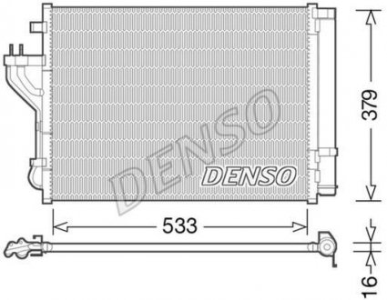 Радіатор кондиціонера DCN41004