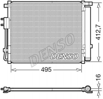 Радиатор кондиционера DENSO DCN41012 (фото 1)