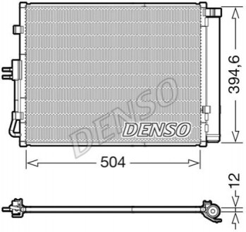 Радиатор кондиционера DENSO DCN43005 (фото 1)