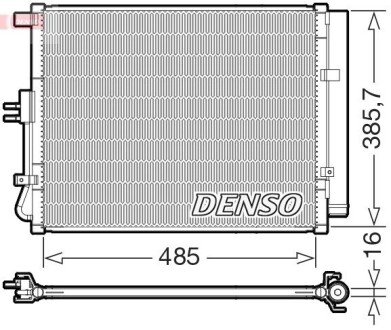 Радиатор кондиционера DCN43007