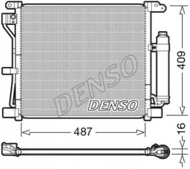 Радиатор кондиционера DENSO DCN46019 (фото 1)
