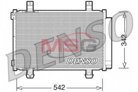 Радіатор кондиціонера DENSO DCN47005 (фото 1)
