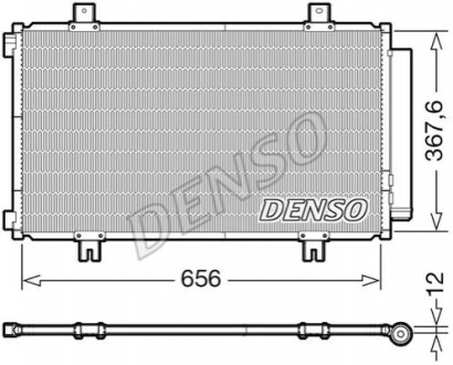 Радиатор кондиционера DCN47009