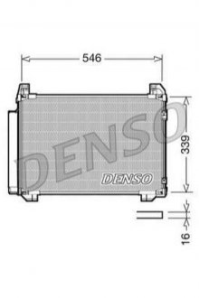 Радиатор кондиционера DCN50025