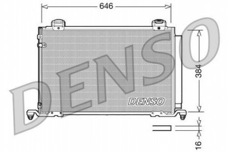 Радиатор кондиционера DCN50026