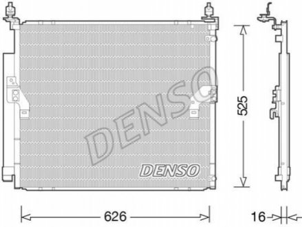 Радіатор кондиціонера DENSO DCN50034 (фото 1)
