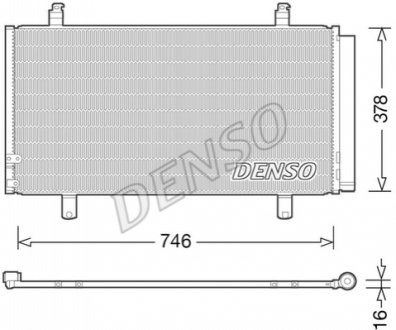Радиатор кондиционера DENSO DCN50048 (фото 1)
