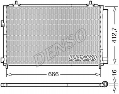 Радиатор кондиционера DCN50059