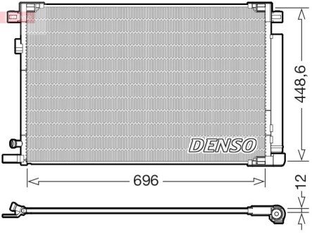 Конденсер кондиціонера (з осушувачем) DCN50128