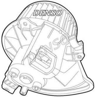 Вентилятор, конденсатор кондиционера DENSO DEA01210 (фото 1)