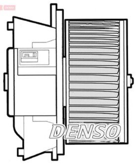 Моторчик печки без AC Fiat Doblo 00-09 DEA09042