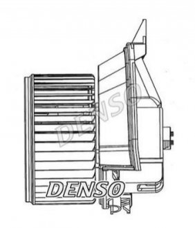 Вентилятор, конденсатор кондиционера DENSO DEA09200 (фото 1)