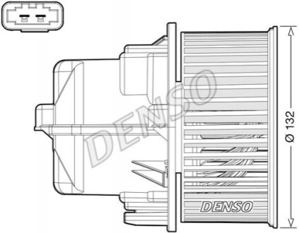 Вентилятор салону LAND ROVER / VOLVO Range Rover Evoque / XC60 2011 - DEA33002