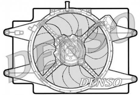 Вентилятор, охлаждение двигателя DENSO DER01001 (фото 1)