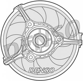 Вентилятор, охлаждение двигателя DER02002