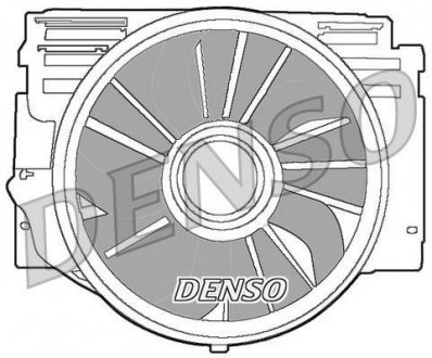 Вентилятор радіатора DER05007