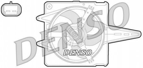Вентилятор радіатора DENSO DER09056 (фото 1)