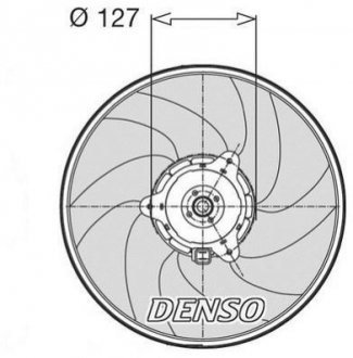 Вентилятор радіатора DER21003