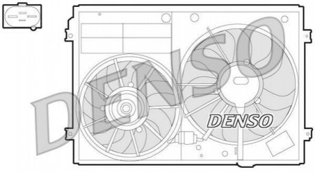 Вентилятор радиатора DER32012