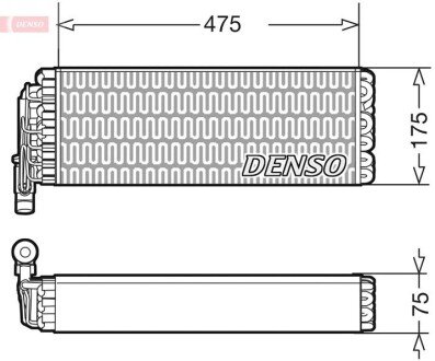 Випаровувач, кондиціонер DEV12003