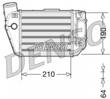 Интеркулер DENSO DIT02021 (фото 1)