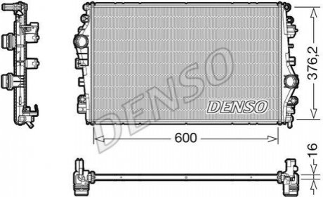 Радіатор DENSO DRM01009 (фото 1)