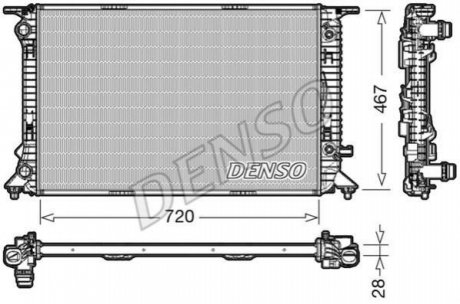 Радиатор охлаждения DENSO DRM02021 (фото 1)