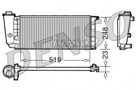 Радіатор DENSO DRM09061 (фото 1)